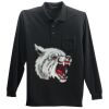 Long Sleeve Silk Touch Polo with Pocket Thumbnail