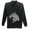 Long Sleeve Silk Touch Polo with Pocket Thumbnail