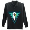 Long Sleeve Silk Touch Polo with Pocket Thumbnail