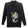 Long Sleeve Silk Touch Polo with Pocket Thumbnail