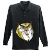 Long Sleeve Silk Touch Polo with Pocket Thumbnail