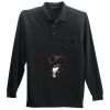 Long Sleeve Silk Touch Polo with Pocket Thumbnail
