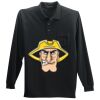 Long Sleeve Silk Touch Polo with Pocket Thumbnail
