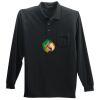 Long Sleeve Silk Touch Polo with Pocket Thumbnail