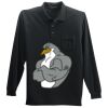 Long Sleeve Silk Touch Polo with Pocket Thumbnail