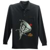 Long Sleeve Silk Touch Polo with Pocket Thumbnail