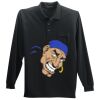 Long Sleeve Silk Touch Polo with Pocket Thumbnail