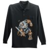 Long Sleeve Silk Touch Polo with Pocket Thumbnail