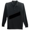 Long Sleeve Silk Touch Polo with Pocket Thumbnail