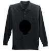 Long Sleeve Silk Touch Polo with Pocket Thumbnail