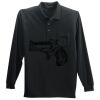 Long Sleeve Silk Touch Polo with Pocket Thumbnail