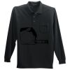 Long Sleeve Silk Touch Polo with Pocket Thumbnail