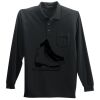 Long Sleeve Silk Touch Polo with Pocket Thumbnail