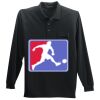 Long Sleeve Silk Touch Polo with Pocket Thumbnail
