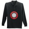 Long Sleeve Silk Touch Polo with Pocket Thumbnail
