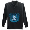 Long Sleeve Silk Touch Polo with Pocket Thumbnail