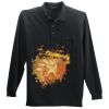 Long Sleeve Silk Touch Polo with Pocket Thumbnail