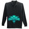 Long Sleeve Silk Touch Polo with Pocket Thumbnail