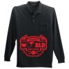 Long Sleeve Silk Touch Polo with Pocket Thumbnail