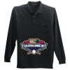 Long Sleeve Silk Touch Polo with Pocket Thumbnail