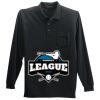 Long Sleeve Silk Touch Polo with Pocket Thumbnail