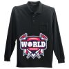 Long Sleeve Silk Touch Polo with Pocket Thumbnail
