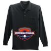 Long Sleeve Silk Touch Polo with Pocket Thumbnail