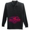 Long Sleeve Silk Touch Polo with Pocket Thumbnail