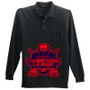 Long Sleeve Silk Touch Polo with Pocket Thumbnail