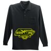 Long Sleeve Silk Touch Polo with Pocket Thumbnail