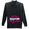 Long Sleeve Silk Touch Polo with Pocket Thumbnail