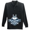 Long Sleeve Silk Touch Polo with Pocket Thumbnail