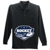 Long Sleeve Silk Touch Polo with Pocket Thumbnail