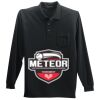 Long Sleeve Silk Touch Polo with Pocket Thumbnail