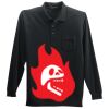 Long Sleeve Silk Touch Polo with Pocket Thumbnail