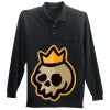 Long Sleeve Silk Touch Polo with Pocket Thumbnail