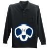 Long Sleeve Silk Touch Polo with Pocket Thumbnail