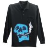 Long Sleeve Silk Touch Polo with Pocket Thumbnail