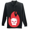 Long Sleeve Silk Touch Polo with Pocket Thumbnail