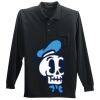 Long Sleeve Silk Touch Polo with Pocket Thumbnail