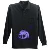 Long Sleeve Silk Touch Polo with Pocket Thumbnail