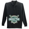 Long Sleeve Silk Touch Polo with Pocket Thumbnail