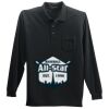 Long Sleeve Silk Touch Polo with Pocket Thumbnail