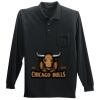 Long Sleeve Silk Touch Polo with Pocket Thumbnail