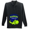 Long Sleeve Silk Touch Polo with Pocket Thumbnail
