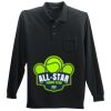 Long Sleeve Silk Touch Polo with Pocket Thumbnail