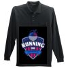 Long Sleeve Silk Touch Polo with Pocket Thumbnail