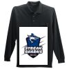 Long Sleeve Silk Touch Polo with Pocket Thumbnail
