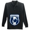 Long Sleeve Silk Touch Polo with Pocket Thumbnail