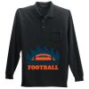 Long Sleeve Silk Touch Polo with Pocket Thumbnail